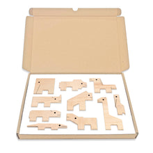Afbeelding in Gallery-weergave laden, Houten speelgoed set 10 wood