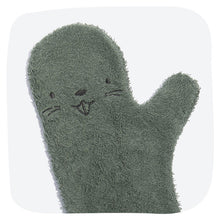 Afbeelding in Gallery-weergave laden, Shower glove (green bear)