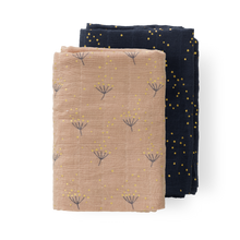 Afbeelding in Gallery-weergave laden, Swaddle set 2 dandelion/dot