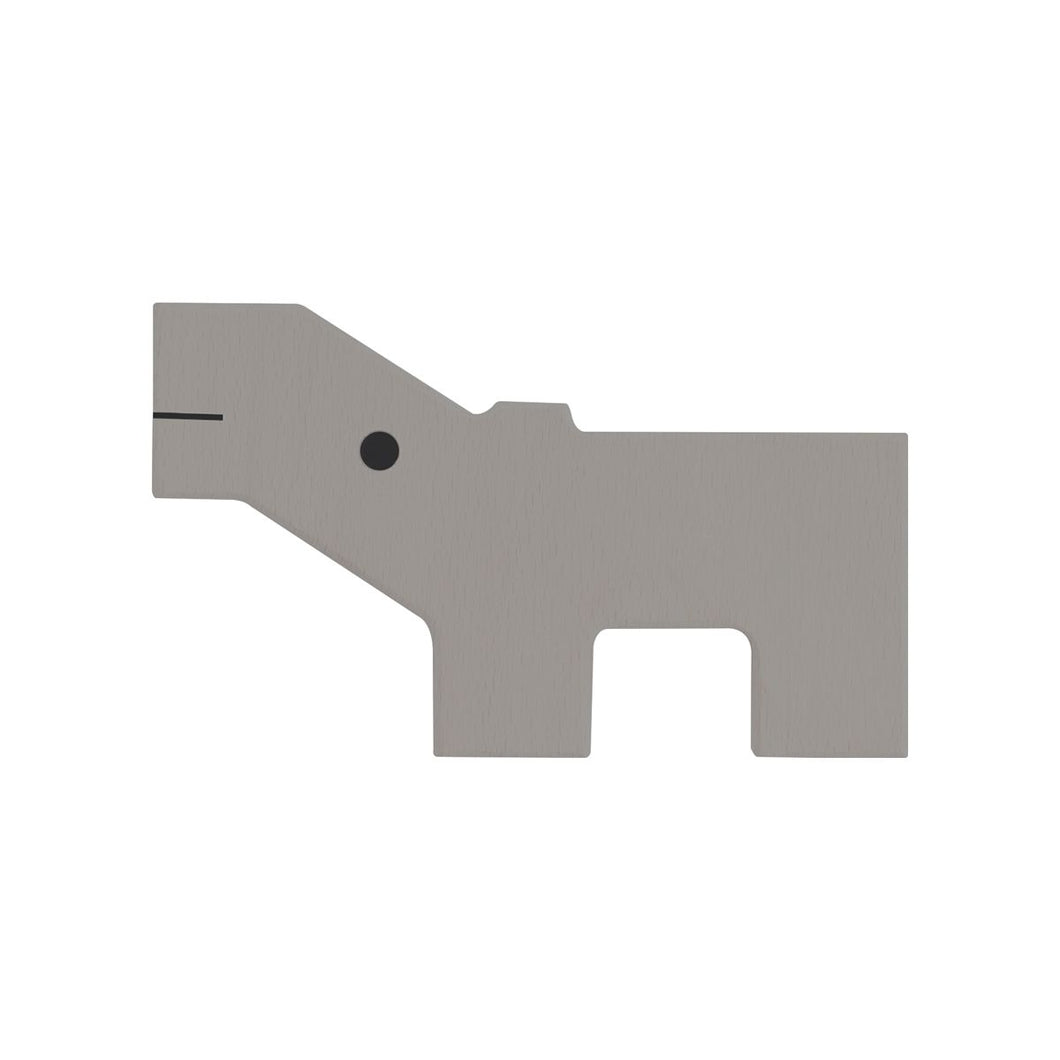 Houten speelgoed hippo blauw