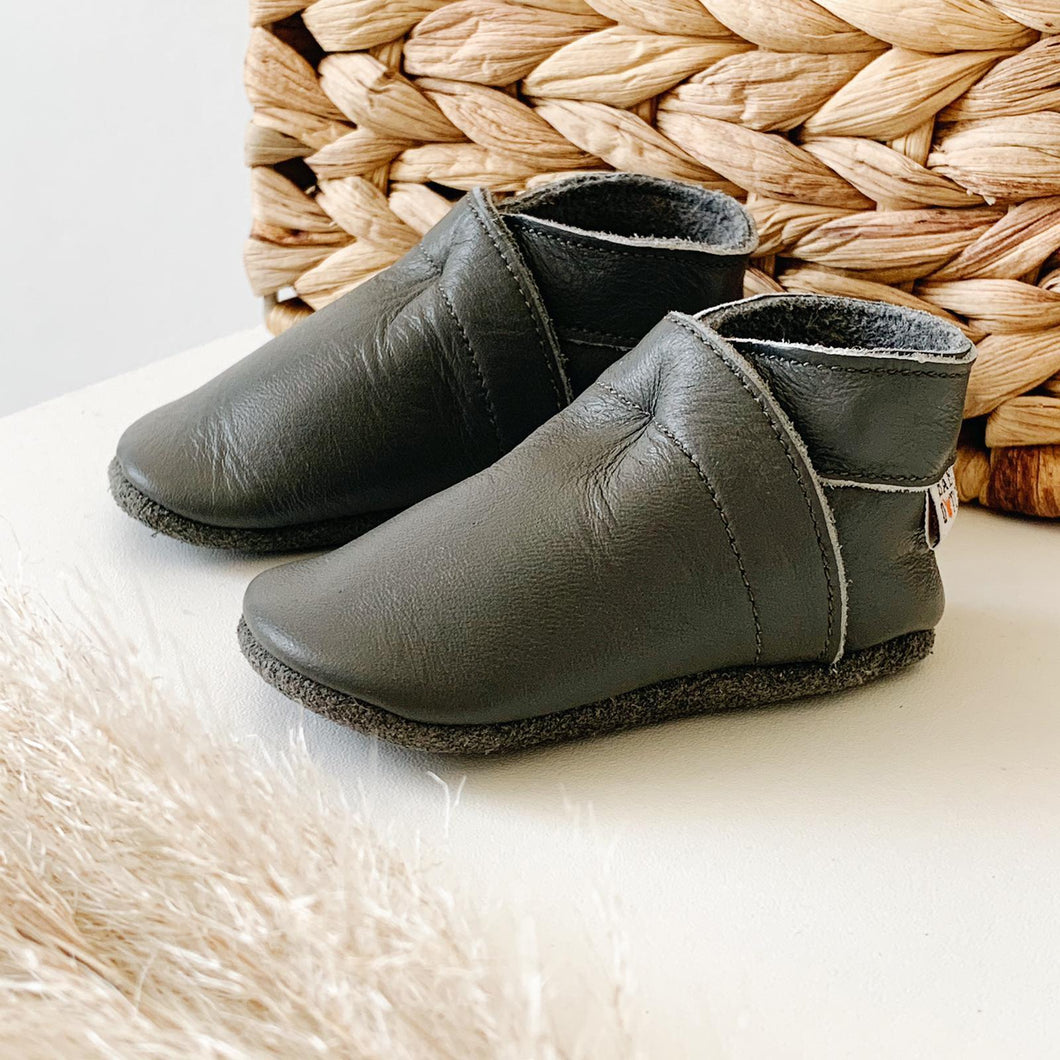 Baby slofje (Antraciet)