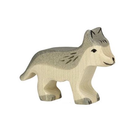 Houten wolf 6,5 cm