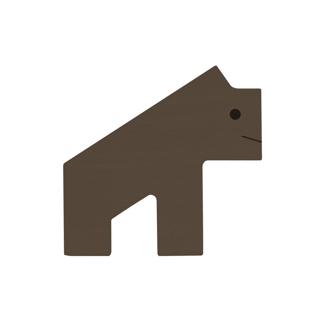 Houten speelgoed gorilla bruin