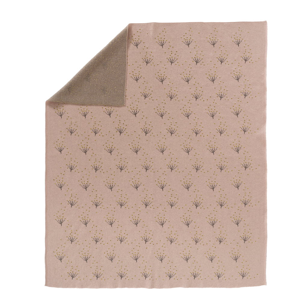 gebreide deken dandalion