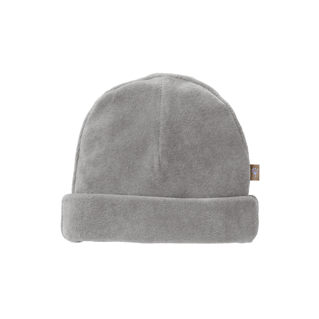 Velours mutsje (grijs)