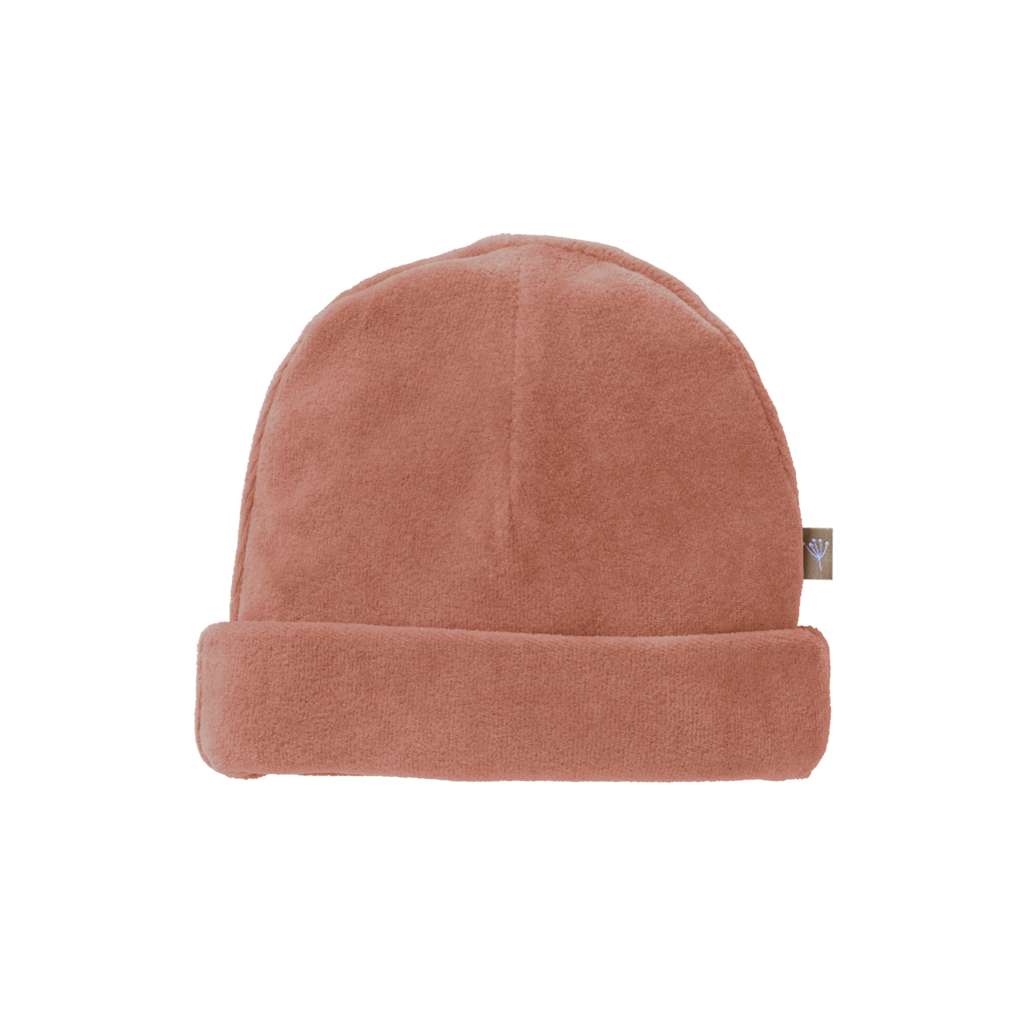 Velours mutsje (roze)