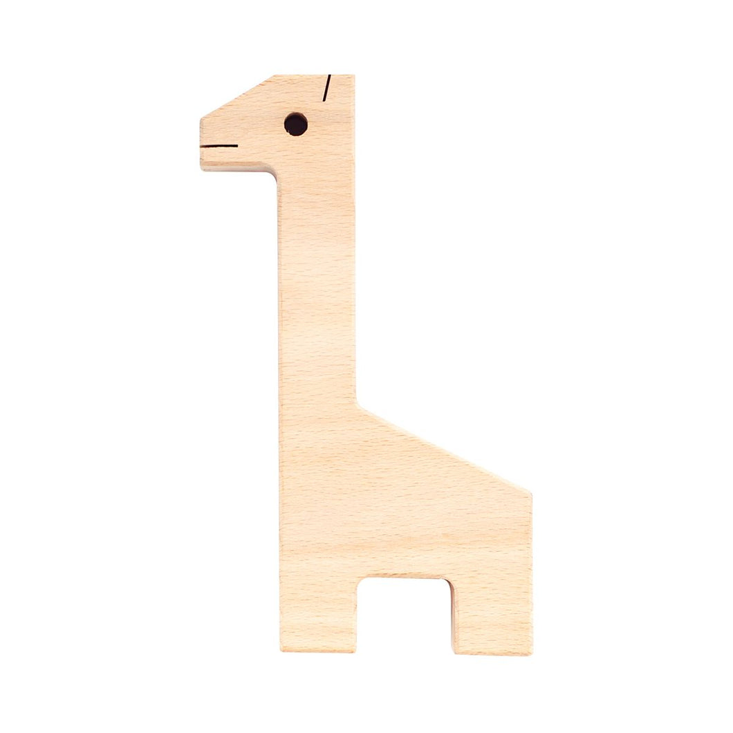 Houten speelgoed 1x giraffe