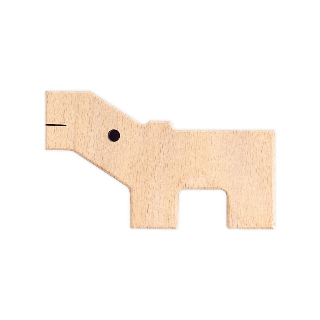 Houten speelgoed 1x hippo