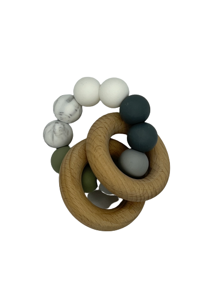 Basic Rattle blue/white