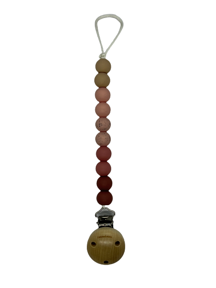 Clip Silicone Beads Pink