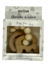 Afbeelding in Gallery-weergave laden, Elephant chewie white
