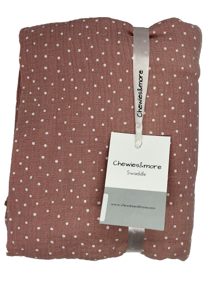 Swaddle 135x135 (pink polka)