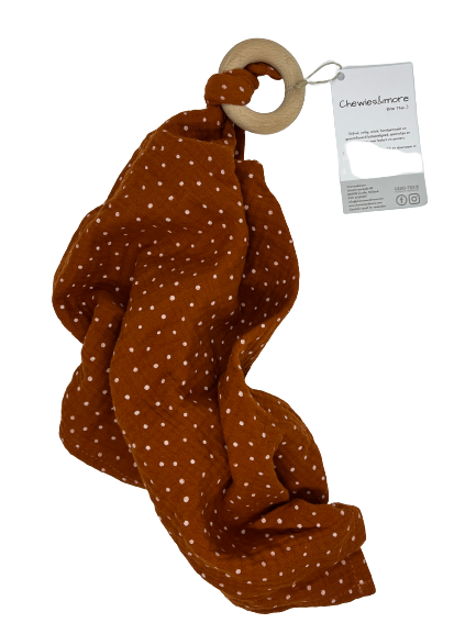 Chewie doek+ring (rust polka)