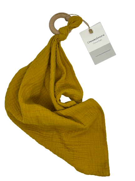 Chewie doek+ ring (yellow)