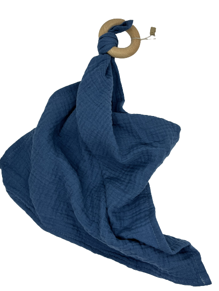 Chewie doek+ring (blue)