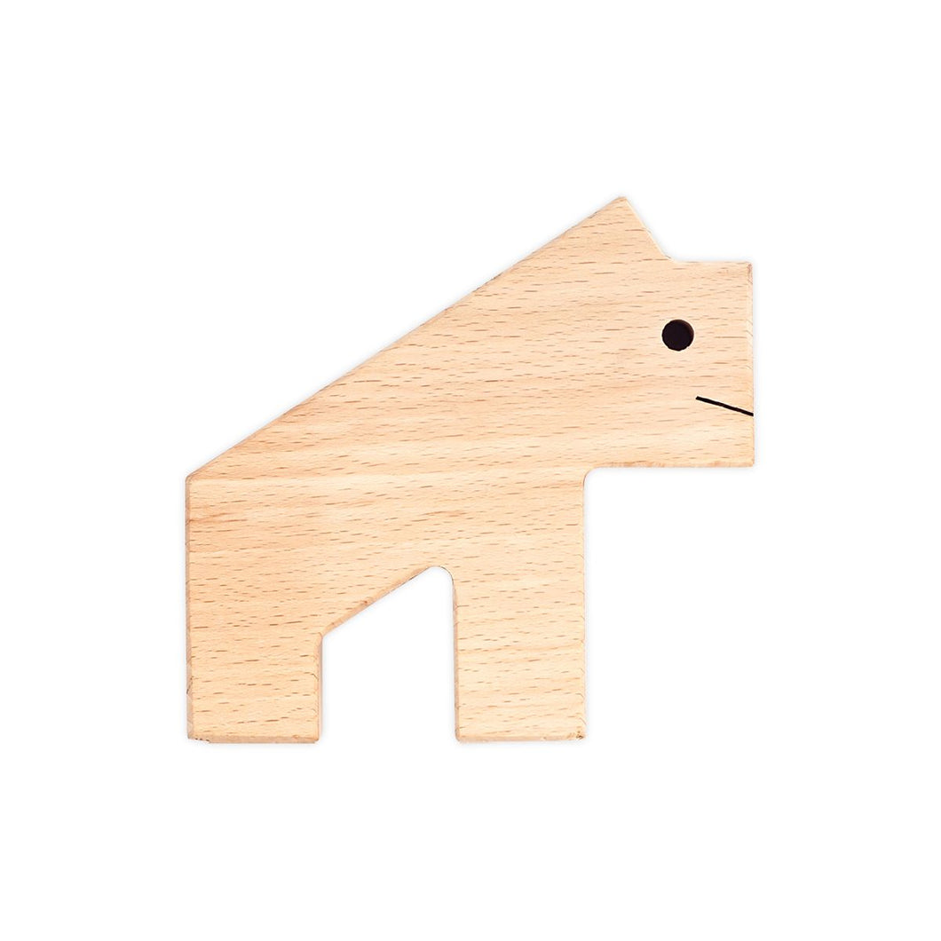 Houten speelgoed 1x gorilla