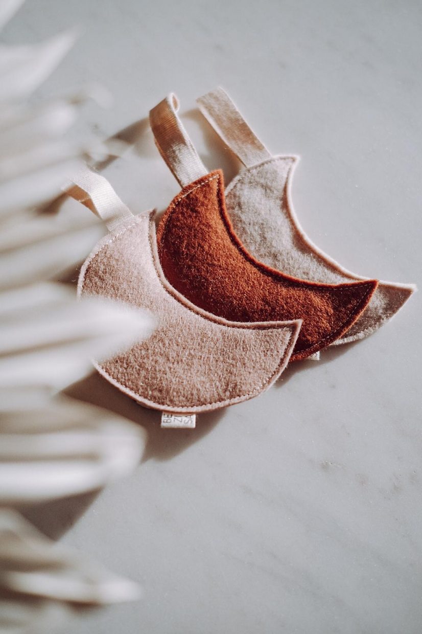 Lavender sachets moon 3set