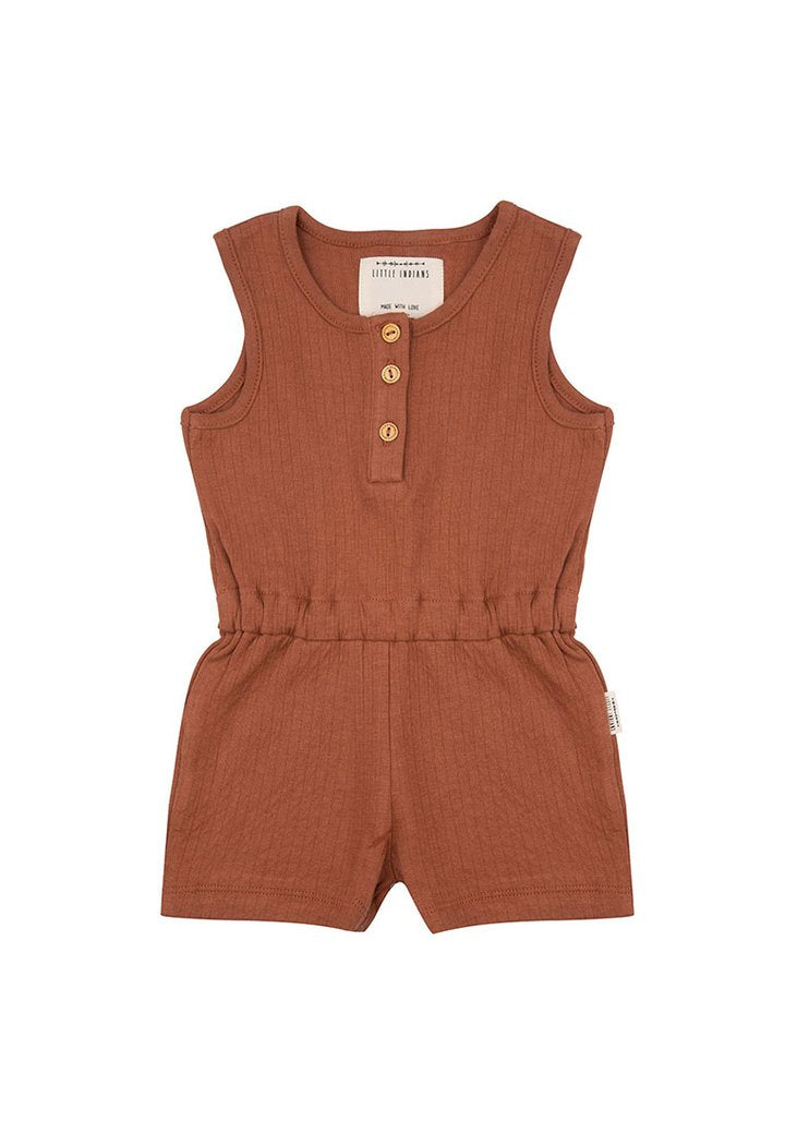 Jumpsuit short (brown)