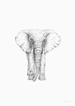 Afbeelding in Gallery-weergave laden, Poster A4 Olifant
