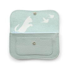 Afbeelding in Gallery-weergave laden, Cat chase wallet M dusty green
