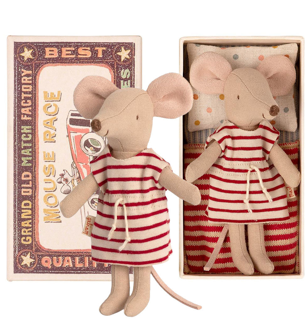 Big bro in box dressed up