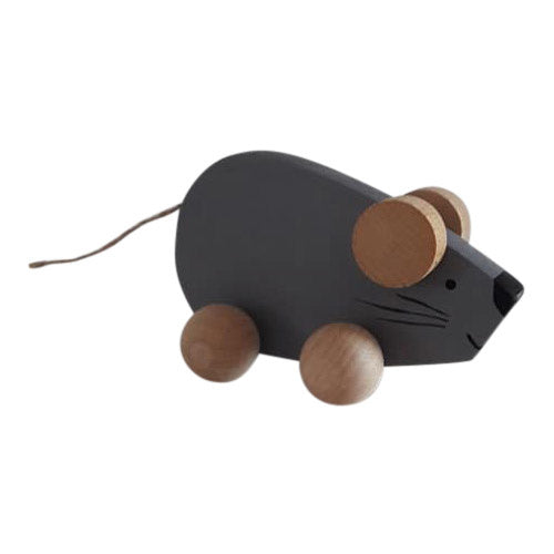 Houten muis grey