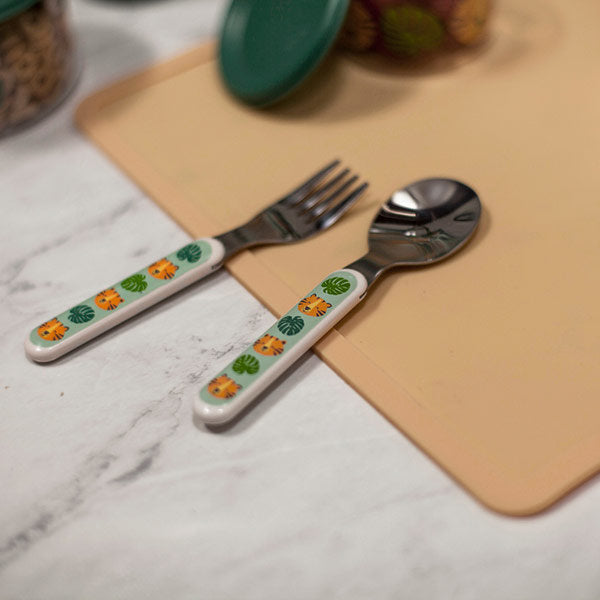 Silverware set tiger