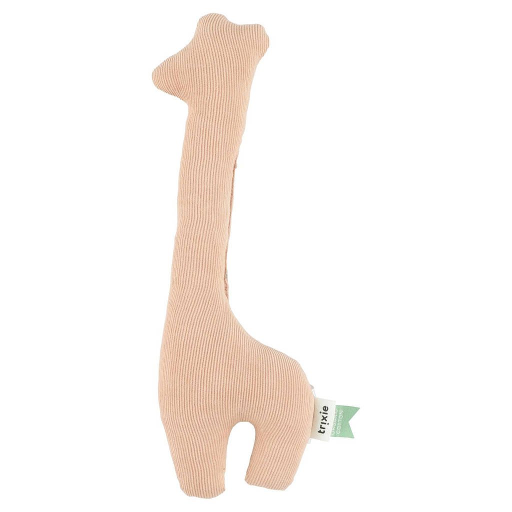 rib rattle giraf (rose)