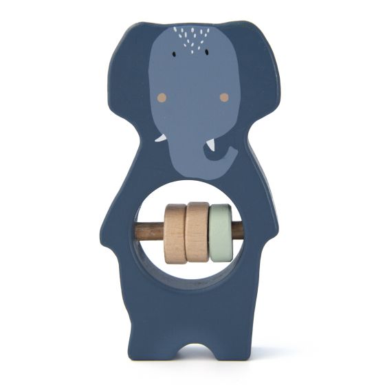 Wooden rattle (Elephant)