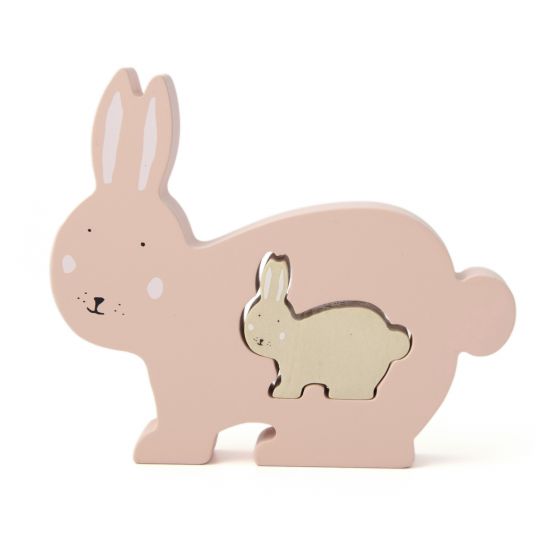 Wooden baby puzzle Rabbit